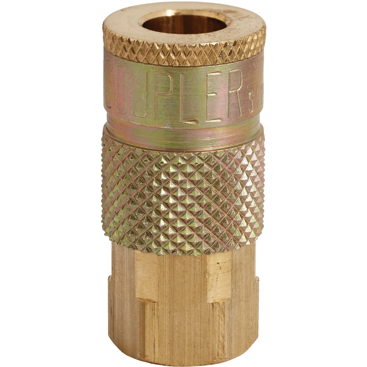 Certified Milton Tru-Flate 1 4 In. FPT T-Style Brass Coupler Top-Quality