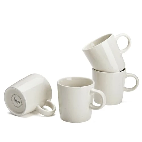 Durable 3.5oz Porcelain Espresso Cups Set of 4 3.5 Count Verified