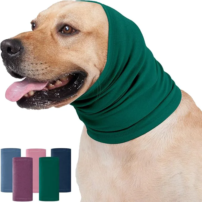 Elite Nanaki Dog Calming Hoodie Ear Wraps for Dogs Fireworks Ear Protection Head Muffs Doggy Warp Anxiety Relief Doggy Hematoma Wrap Pet Head Cover for Grooming and Force Drying Bathing Pet ProtectorAbout ThisOverview Fine Crafted