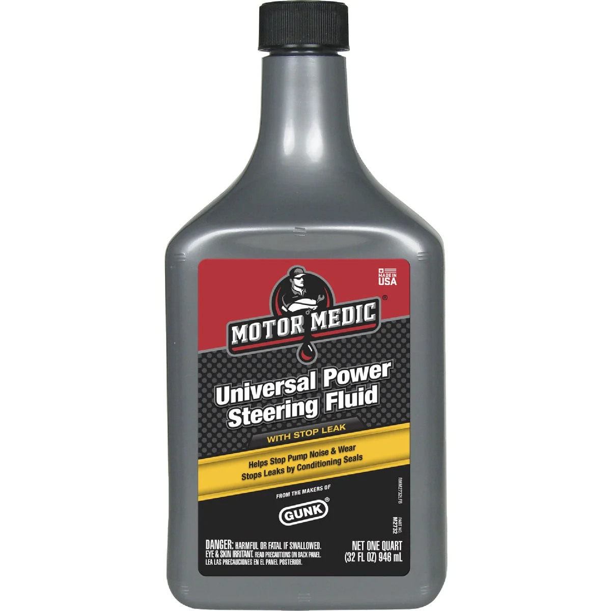 Refined MotorMedic 32 Oz. Power Steering Fluid Premium