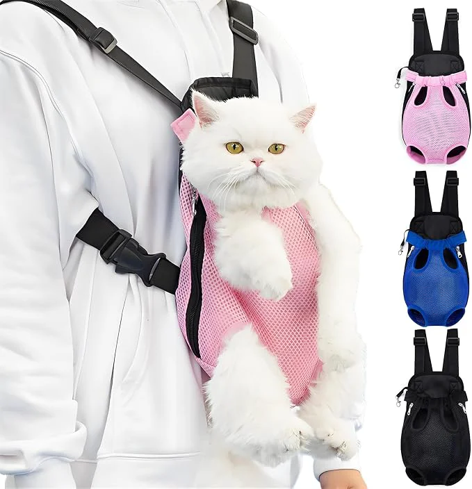 Sustainable Pet Carrier Backpack Adjustable Pet Front Carriers Dependable
