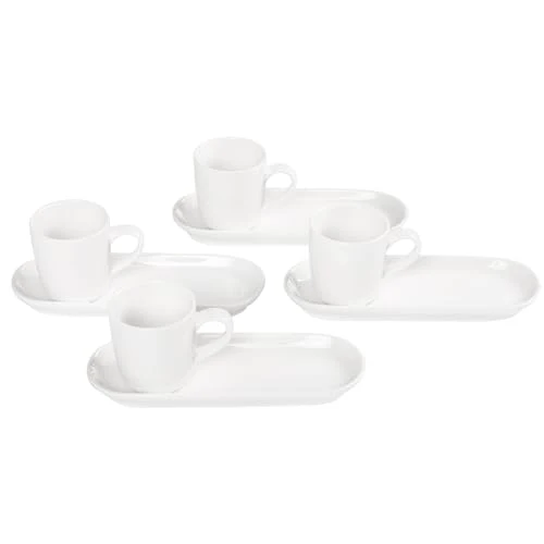 Classic Italian Style Espresso Cup Set of 4 4 Count Secure
