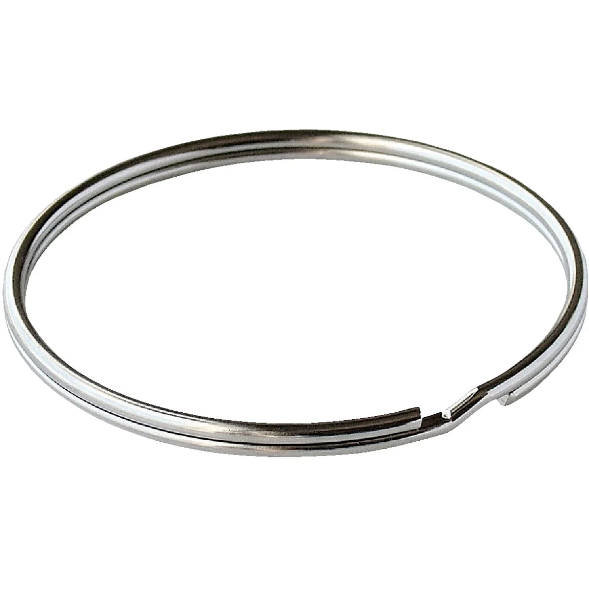High-End Lucky Line Tempered Steel Nickel-Plated 1-1 4 In. Key Ring 100-Pack Sophisticated