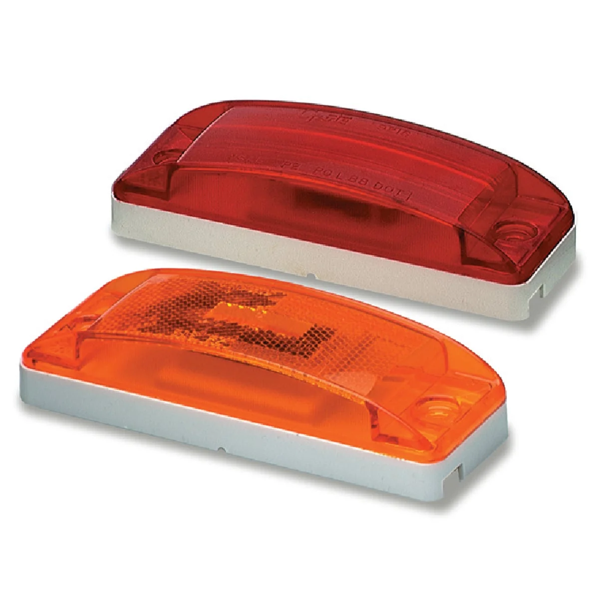 Quality Peterson Rectangle 12 V. Red Light Reliable