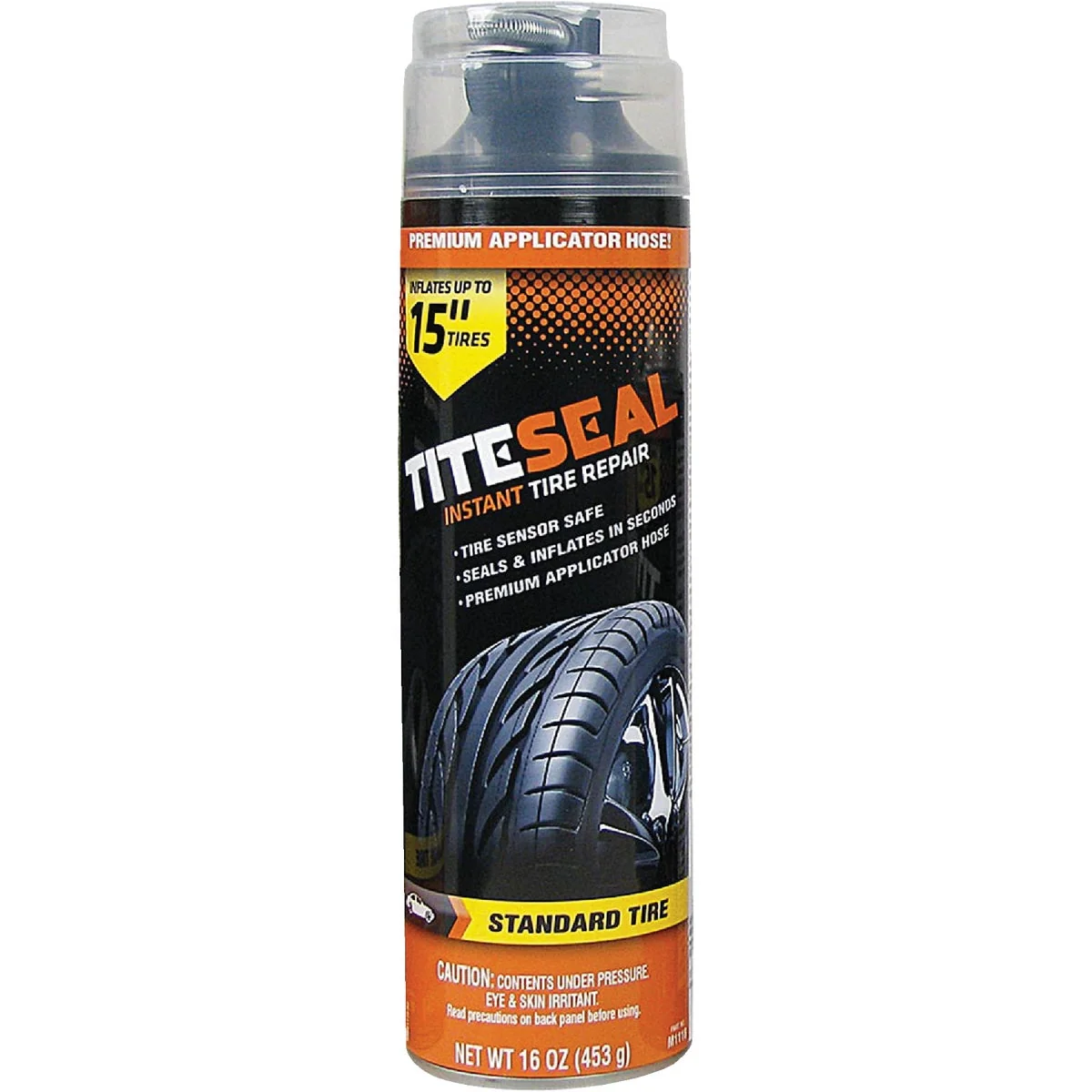 Healthy Tite-Seal 16 Oz. Aerosol Truck SUV Tire Puncture Sealer and Inflator with 8 In. Applicator Hose Modern