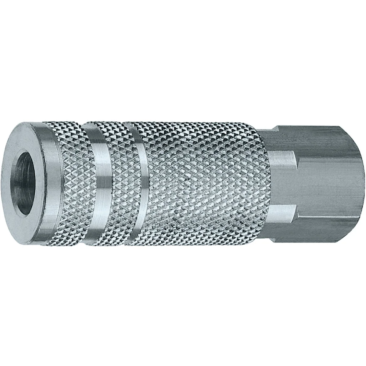 Functional Tru-Flate Lincoln Series Push-to-Connect 1 4 In. FNPT Coupler Green