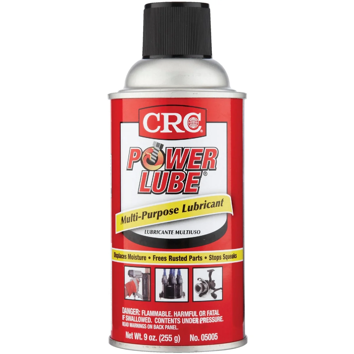 Clean CRC Power Lube 9 Oz. Aerosol Multi-Purpose Lubricant Practical