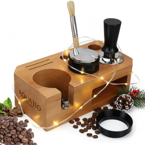 Powerful Espresso Tamping Station With Tools Enhanced
