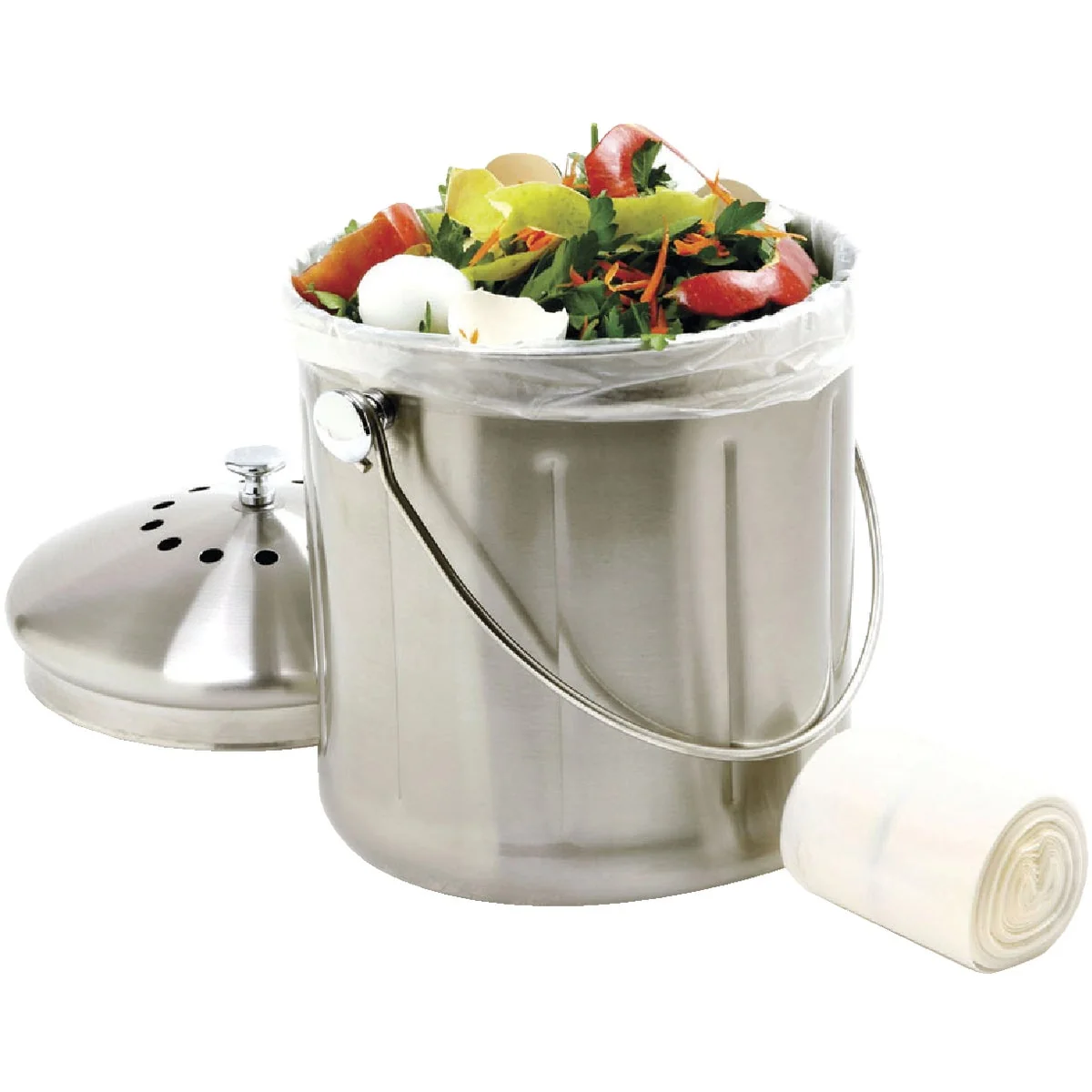Detailed Norpro 6 Liter Degradable Clear Trash Bag 50-Count Quality
