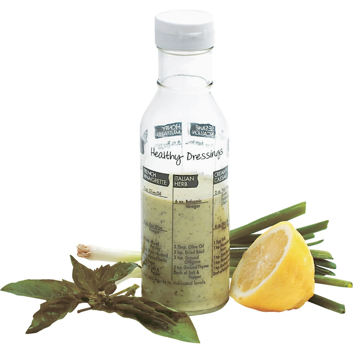 Lightweight Norpro 11 Oz. Salad Dressing Glass Shaker Maker High-Quality