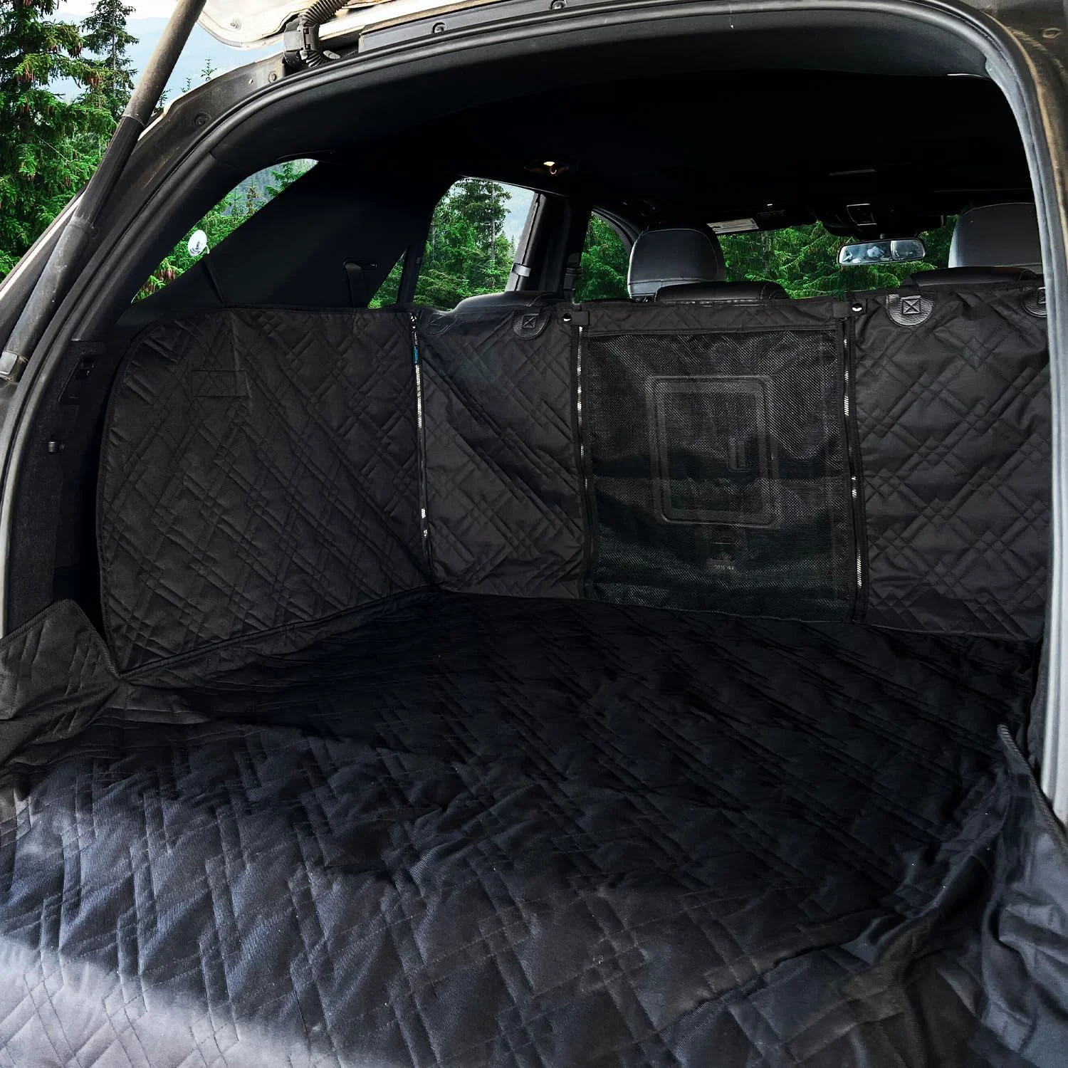 Refined Bulldogology Cargo Liner for SUV X-Large – Heavy-Duty Waterproof Trunk Cover Optimized