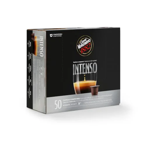 Durable Caffe Vergnano Intenso Espresso Pods 50 Count Powerful