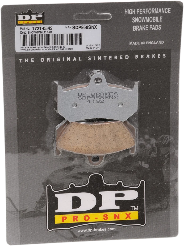 Green DP BRAKES HH Brake Pads – SDP958SNX SDP958SNX High-Performance