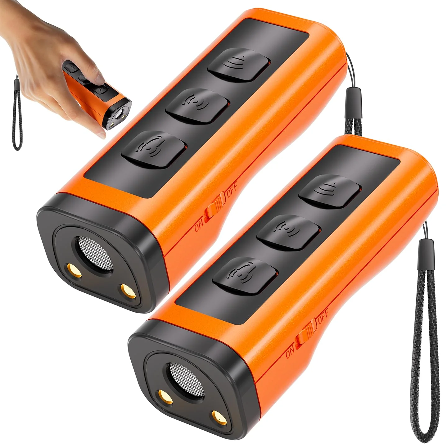High-Quality Eorery 2 Pack Bark Deterrent Devices – 50ft Ultrasonic Dog Trainer Minimalist