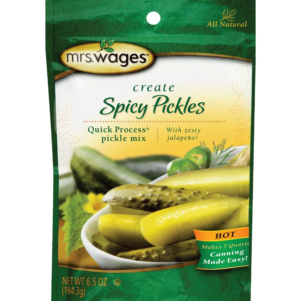 Practical Mrs. Wages Quick Process 6.5 Oz. Hot Spicy Pickling Mix Efficient
