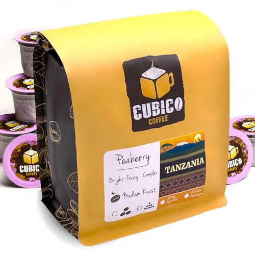 Premium Material Tanzanian Peaberry Coffee 10 Count Reliable