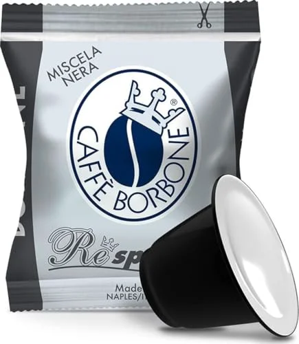 Pure Miscela Nera Espresso Pods Compatible with Nespresso Machines 100 Count Genuine