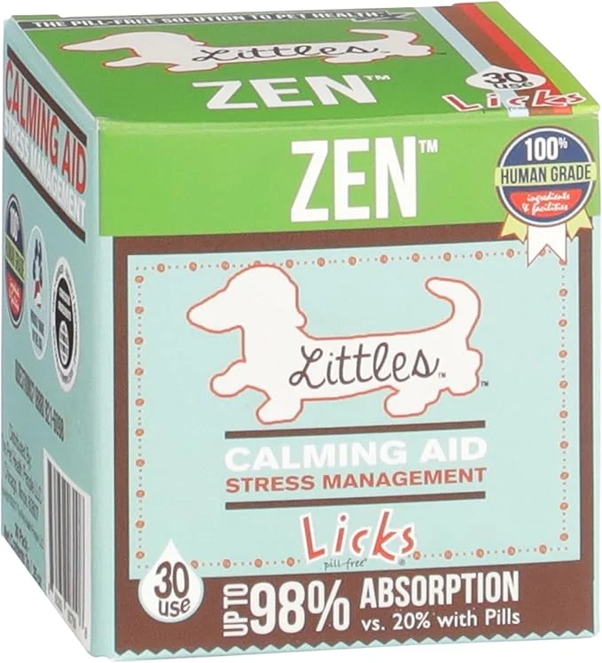 Flexible Licks Pill Zen Small Breed Dog Calming Aid – Zen Calming Aid Supplements for Aggressive Behavior Nervousness – Dog Puppy Treats for Stress Relief Health – Gel Packets – 30 UseAbout This Original Design