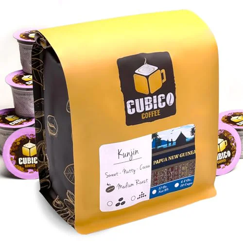 Smart Medium Roast Papua New Guinea Kunjin Single Origin Coffee Pods 10 Count Refined