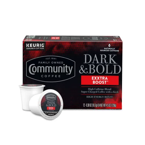 User-Friendly Dark Bold Exxtra Boost 12 Count Coffee Pods Breathable
