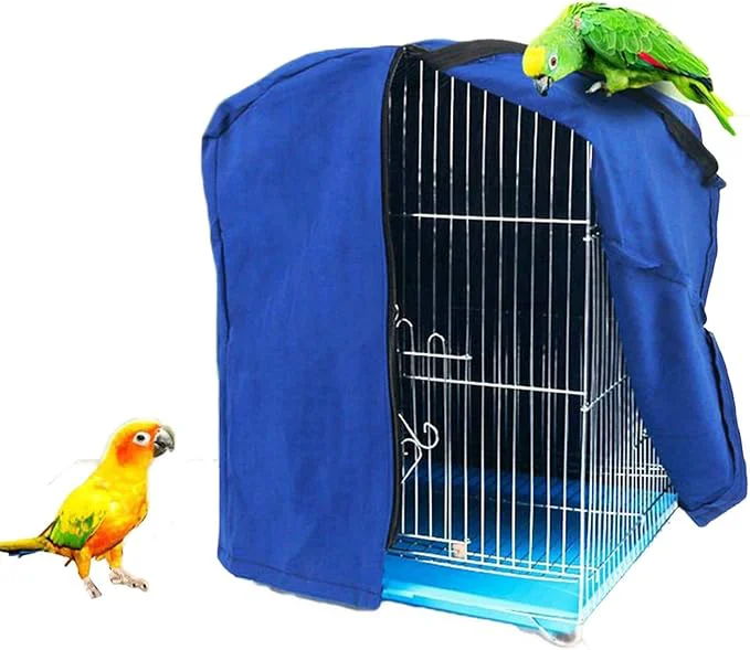 Elegant QBLEEV Bird Parrot Cage Cover Shade Windproof Light-Proof Sleep Reduces Safe