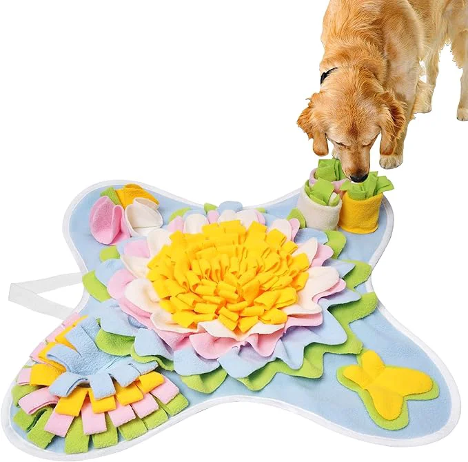 Professional Snuffle Mat for Dogs Interactive Sniff Mat Slow Feeding and Keep Busy Snuffle Toys for Foraging Skill Development Anxiety Relief and Mental Stimulation Machine WashableAbout ThisOverview Lightweight