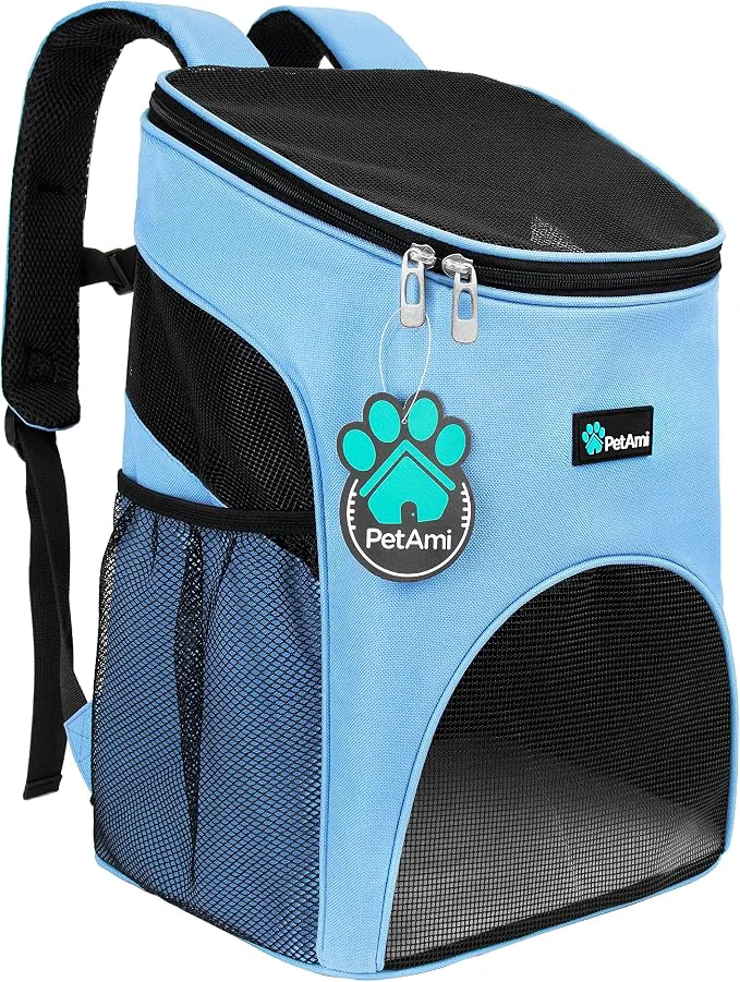 Environmentally Friendly PetAmi Small Dogs and Cat Backpack Carrier Airline Pet Backpack Premium Material