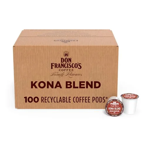 Fast Kona Blend Single Serve Coffee Pods 100 Count Premium Material