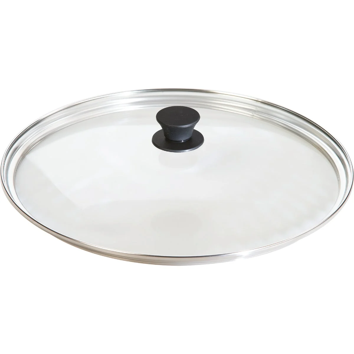 Convenient Lodge 15 In. Tempered Glass Glass Lid Traditional