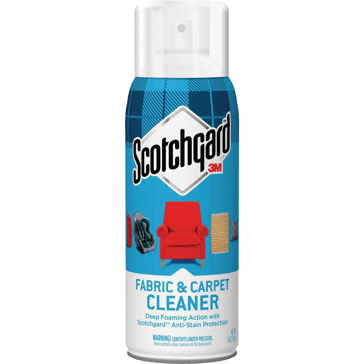 Premium Material 3M Scotchgard 14 Oz. Fabric Carpet Cleaner Modern