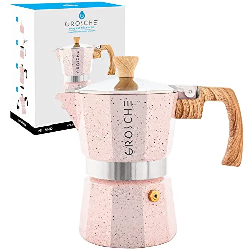 Official Milano Stovetop Espresso Maker Moka Pot 3 espresso Cup Crafted
