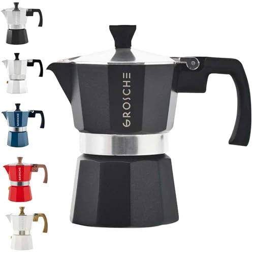 Elite Milano Stovetop Espresso Maker Moka Pot 3 espresso Cup Green