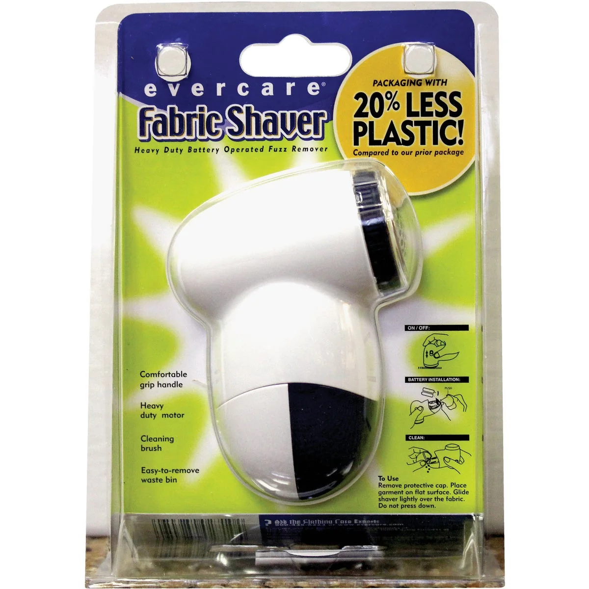 Sustainable Evercare 3 In. x 4 In. Fabric Shaver Fuzz Remover Elite