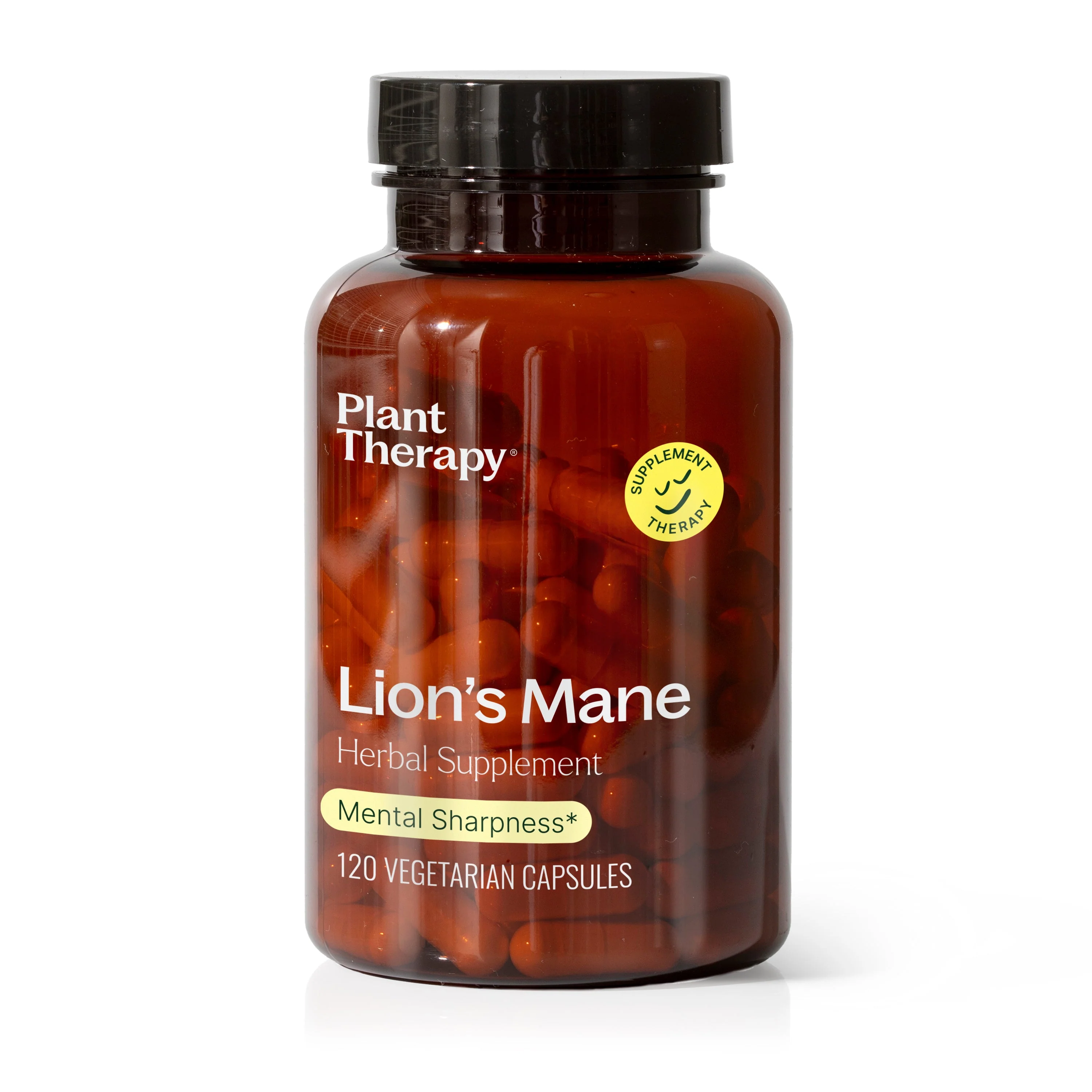 Easy-to-Use Lion’s Mane Herbal Supplement – 120 Capsules Recyclable