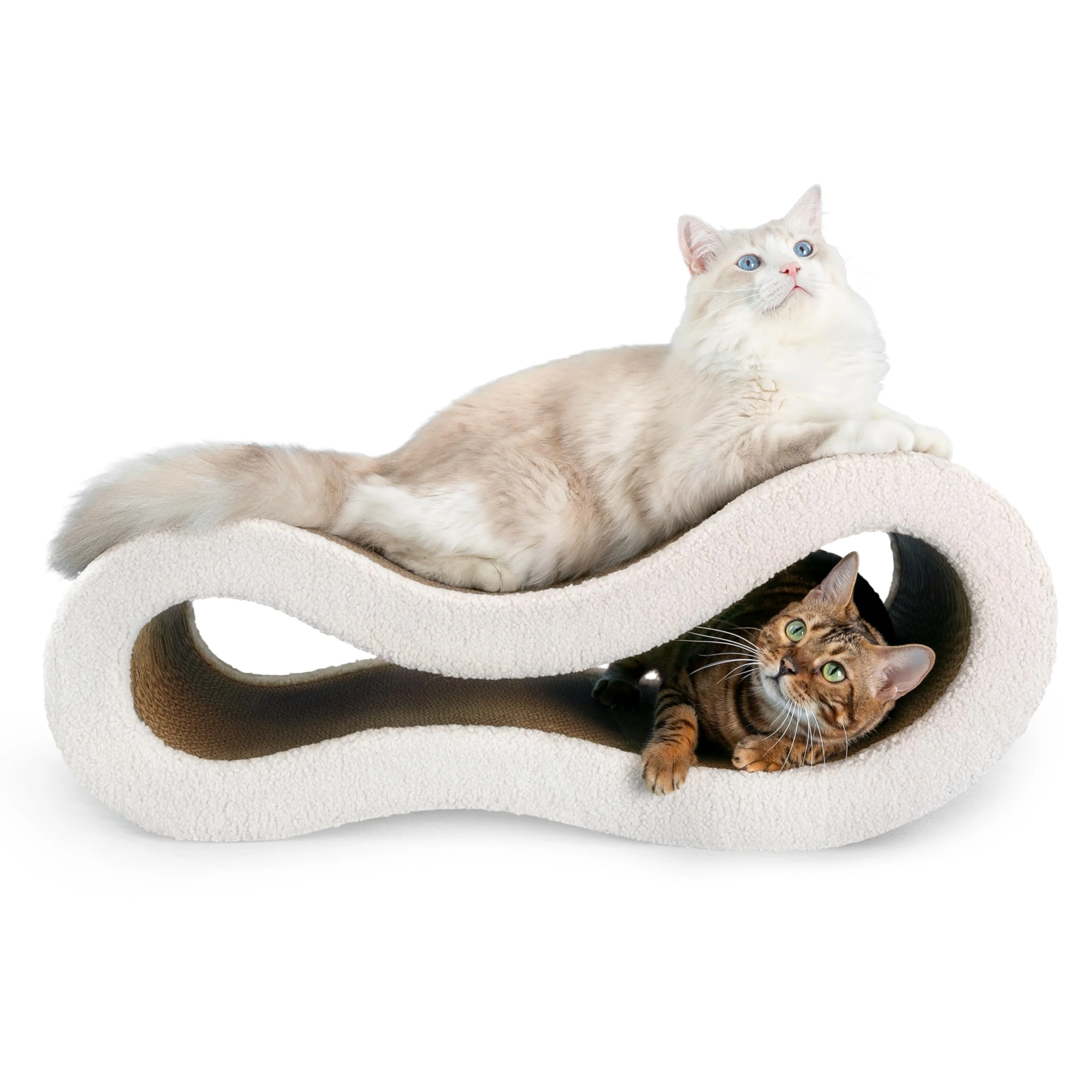 Advanced Pet JoJo Cloud Lounge Cat Scratching Pad – Reversible Ergonomic Extra-Wide Exclusive