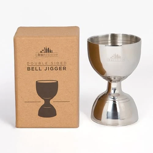 Long-Lasting Bell Jigger 10 Measurements Selected