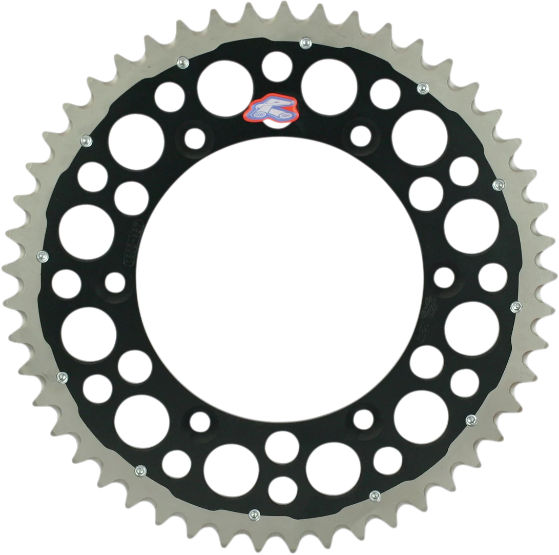 Recyclable RENTHAL Twinring Rear Sprocket – 49 Tooth – Black 1540-520-49GPBK Reliable