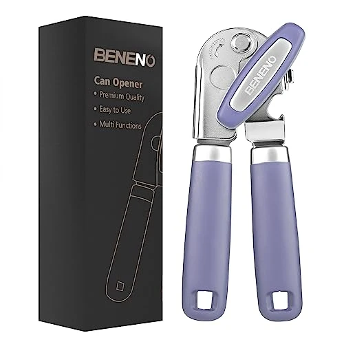 Advanced Heavy Duty Hand Can Opener Manual with Magnet Lid Remover Verified