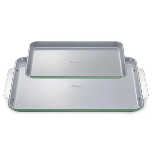 Consistent Non Stick Ceramic Baking Sheet Duo 2 Count Modern
