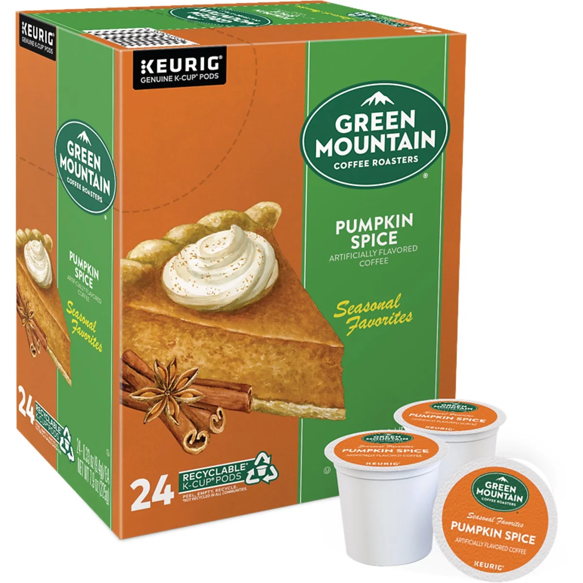 Prestigious Keurig Green Mountain Coffee Pumpkin Spice K-Cup 24-Pack Carefully Designed