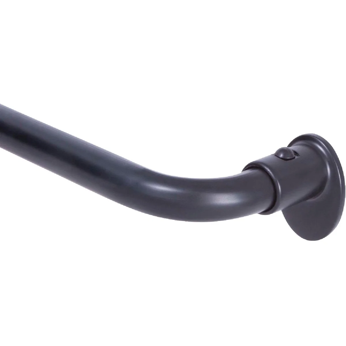 Relaxed Sun Zero 48 In. x 86 In. x 5 8 In. Black Wrap Around Room Darkening Curtain Rod Comfortable