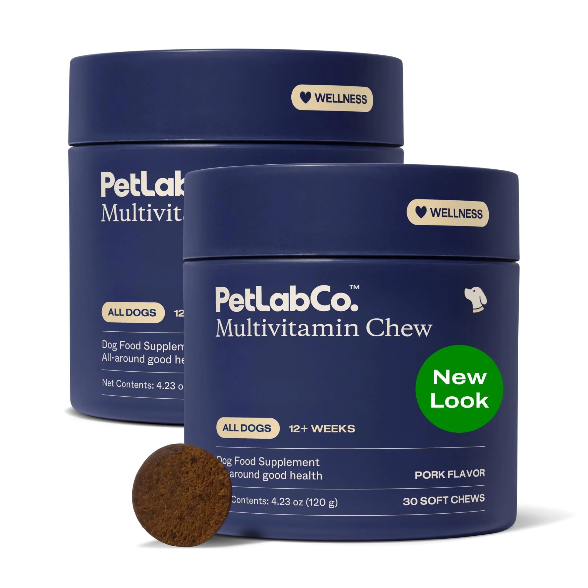Exceptional PetLab Co. 22 in 1 Dog Multivitamin – Immune Skin Joint Support Chewable Pork Flavor Long-Lasting