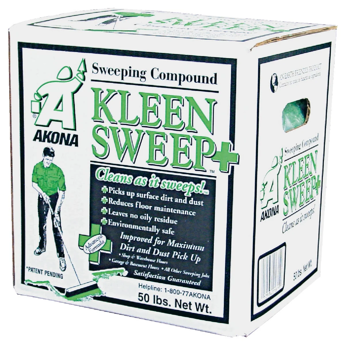 Dependable Kleen Sweep 50 Lb. Sweeping Compound Organic