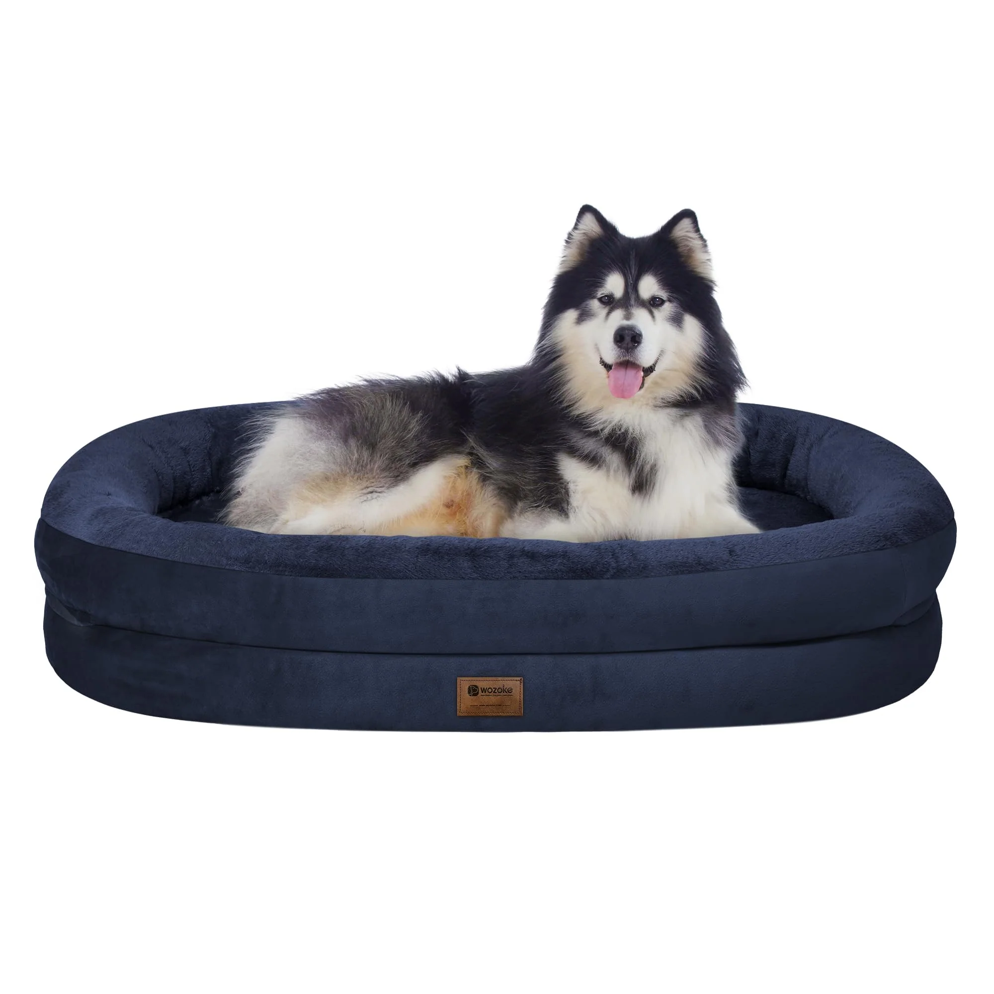 Enhanced WOZOKE Orthopedic Waterproof XXL Dog Bed – Memory Foam Navy Specialty