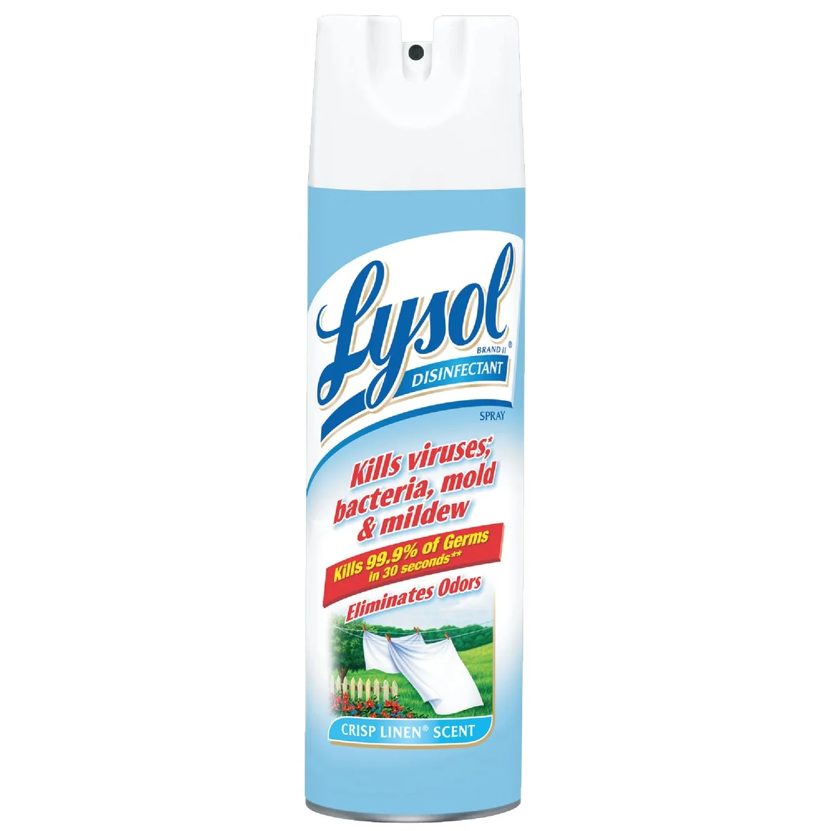 Casual Lysol 19 Oz. Crisp Linen Disinfectant Spray Flexible