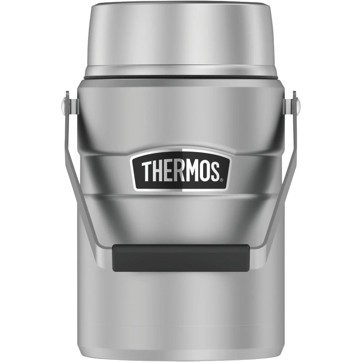 Optimized Thermos Stainless King Big Boss 47 Oz. Matte Stainless Steel Thermal Food Jar Advanced