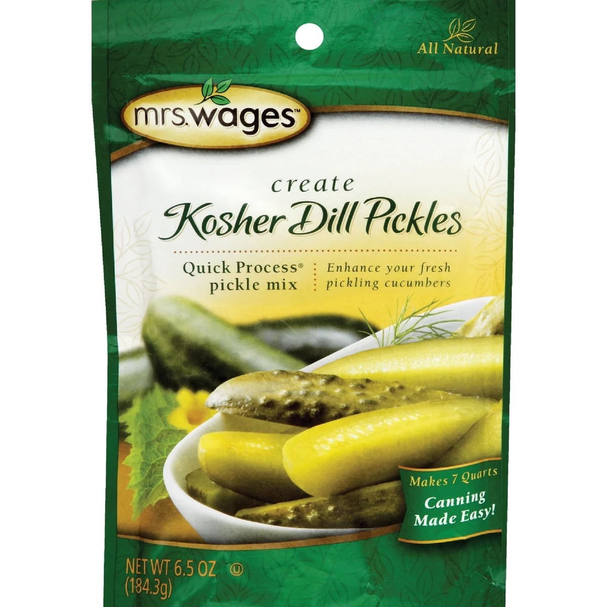 Functional Mrs. Wages Quick Process 6.5 Oz. Kosher Dill Pickling Mix Reliable