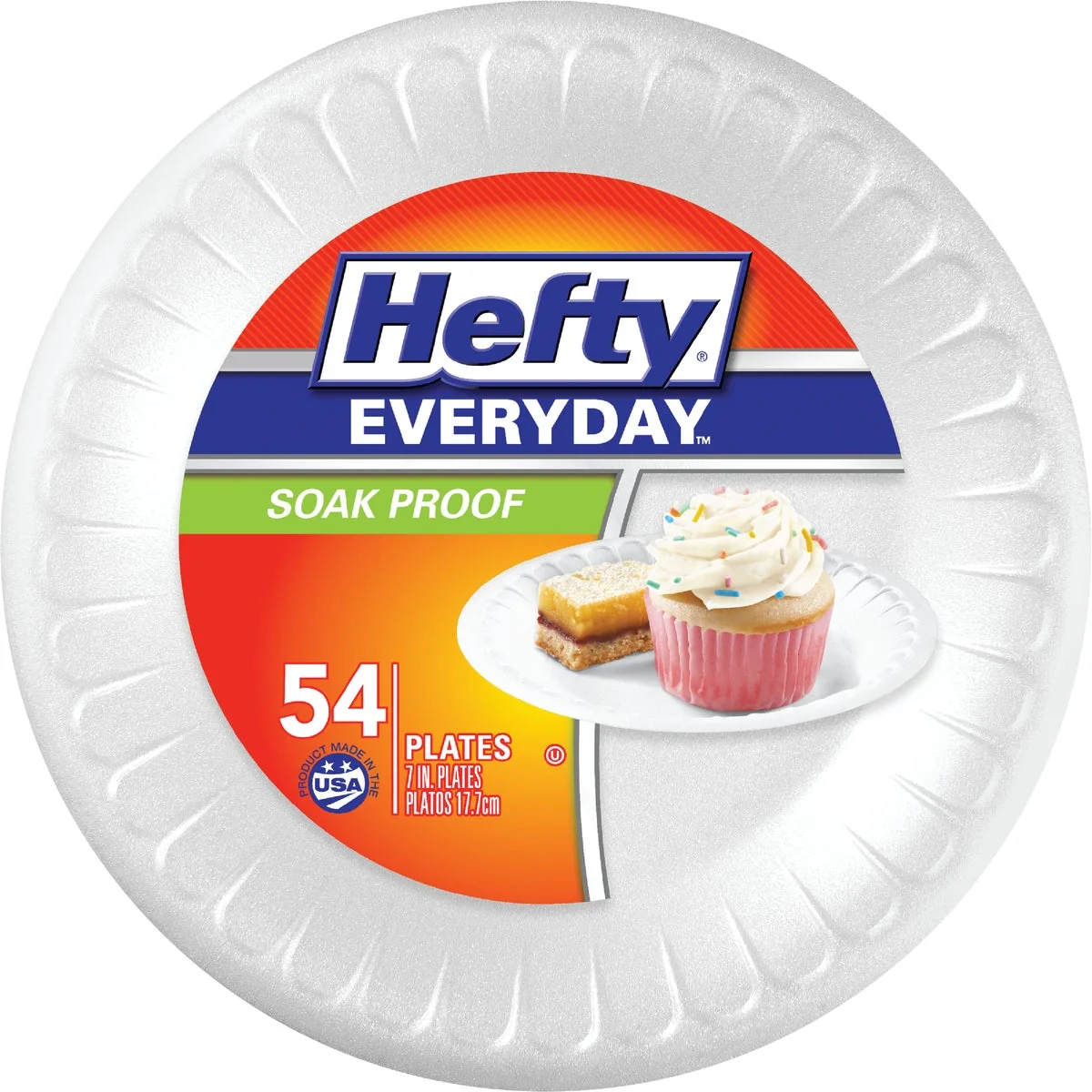 Detailed Hefty Everyday 7 In. Foam Plate 54-Count Effective