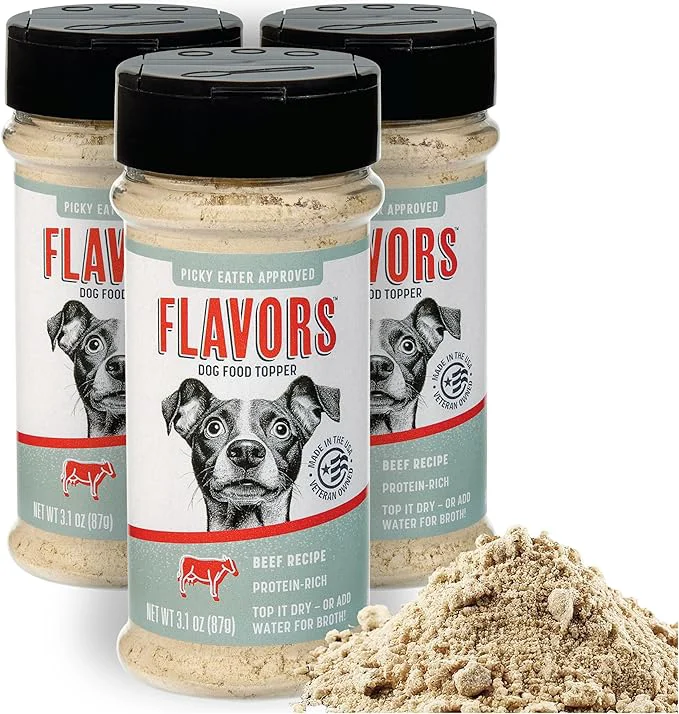 Easy-to-Use Flavors Dog Food Topper ze-Dried Grain- 3 Pack 3.1 oz – Beef RecipeAbout This User-Friendly