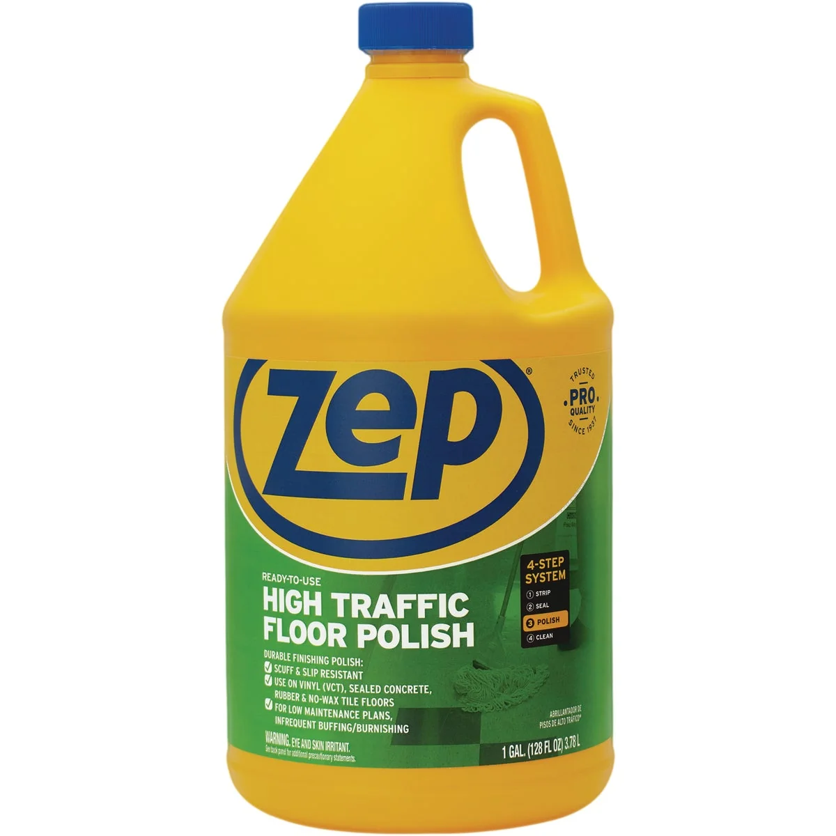Easy-to-Use Zep 1 Gal. High Traffic Floor Polish Pure